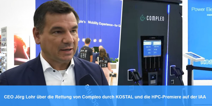 CEO Jörg Lohr über die Rettung von Compleo durch KOSTAL und die HPC-Premiere auf der IAA