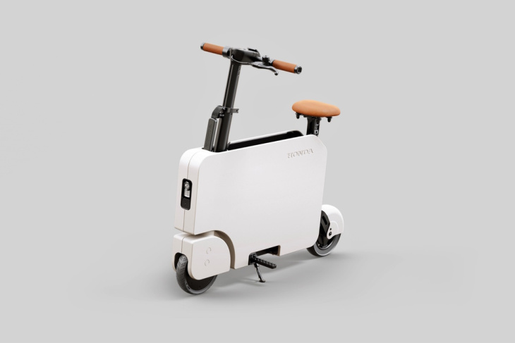e-scooter honda motocompacto - wandelbarer koffer