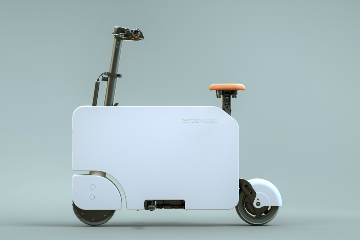 e-scooter honda motocompacto - wandelbarer koffer