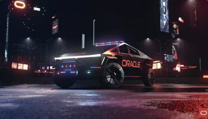 cybertruck als hightech-polizei: oracle will tesla-pickup mit eigenen systemen aufrüsten