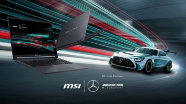 MSI und Mercedes-AMG Motorsport präsentieren Laptop für Rennfans