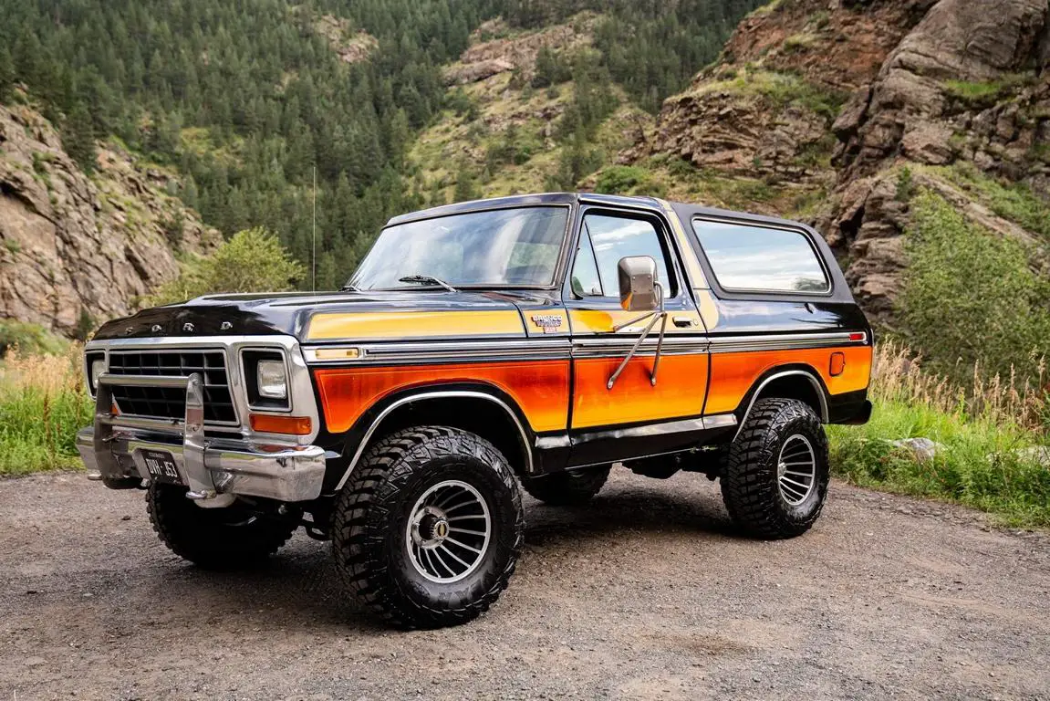 1979er ford bronco ranger xlt ‚trailer special mit coyote-v8!