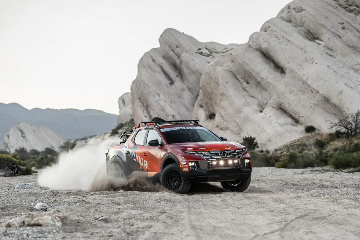 Hyundai Santa Cruz: Offroad-Abenteuer bei der 2024 Rebelle Rallye!