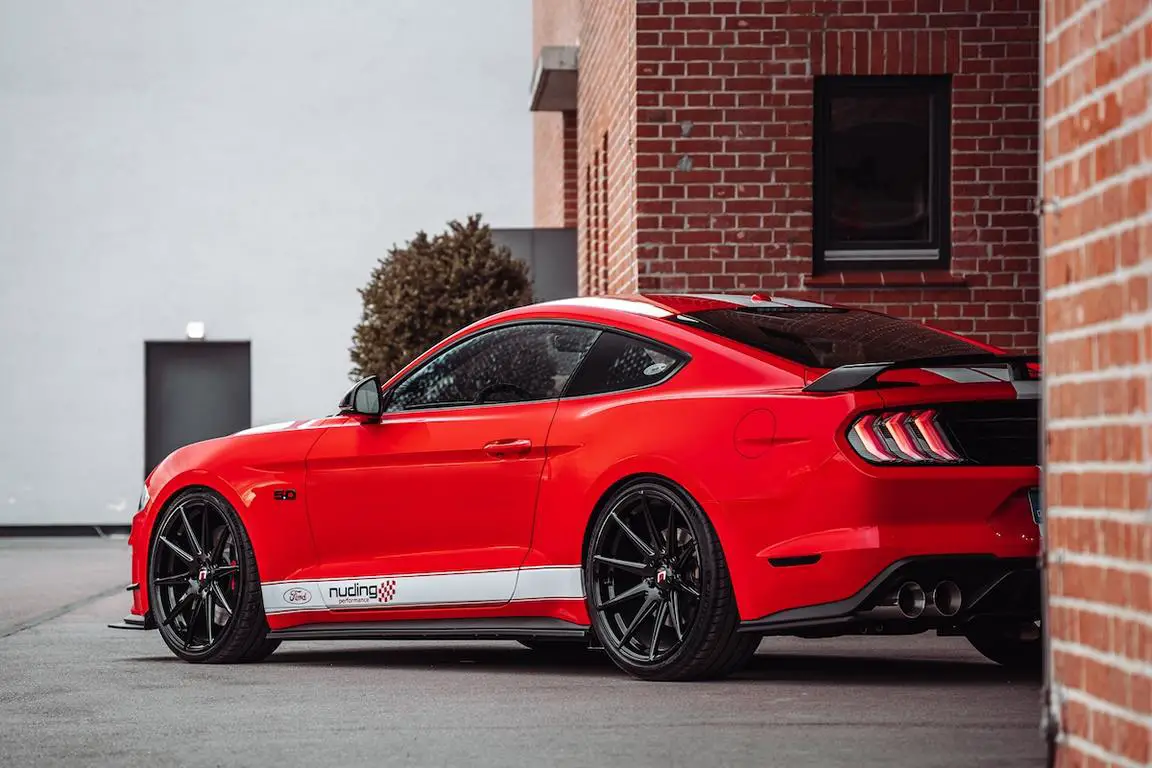 nuding performance np 500 ford mustang auf elegance wheels!
