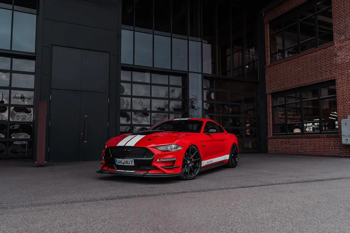nuding performance np 500 ford mustang auf elegance wheels!
