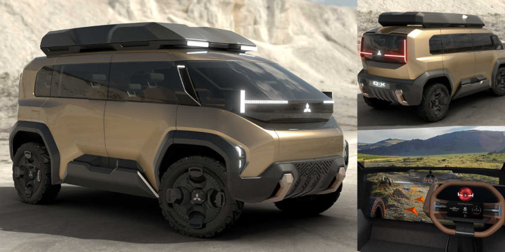 mitsubishi d:x concept: futuristischer minivan im offroad-look