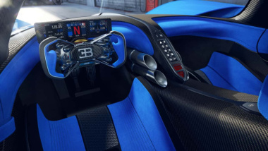 Das Interieur des Bugatti Bolide ist schon ziemlich verrückt