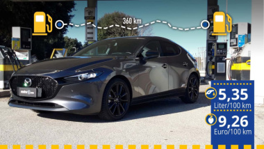 Tatsächlicher Verbrauch: Mazda 3 Mildhybrid mit 150 PS im Test