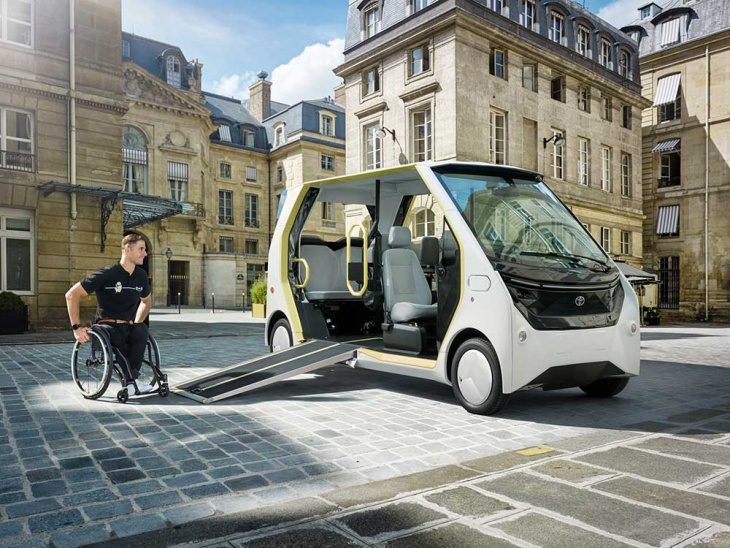 olympia 2024: der accessible people mover (apm) von toyota ermöglicht mobilität für alle