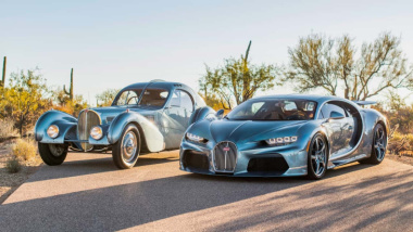 Chiron Super Sport verneigt sich vor Bugatti Type 57 SC Atlantik