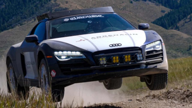Audi R8 im Rallye-Stil ist bereit für einen neuen Besitzer