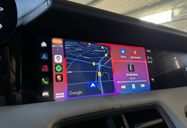 Ausprobiert: Neue Porsche-App für Apple CarPlay im Taycan