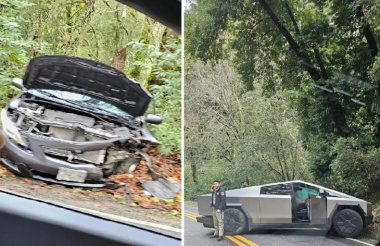 Erster gemeldeter Unfall mit dem Tesla Cybertruck nach Frontalkollision mit einem Toyota Corolla