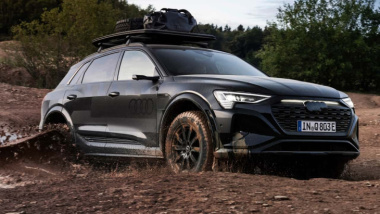 Audi Q8 e-tron edition Dakar (2024) mit Lift-Kit und AT-Bereifung