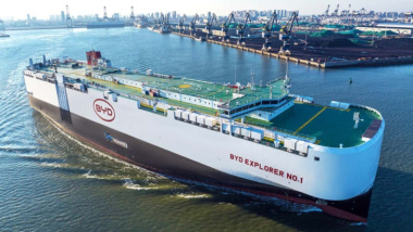 BYD hat nun ein eigenes Schiff für den Autotransport