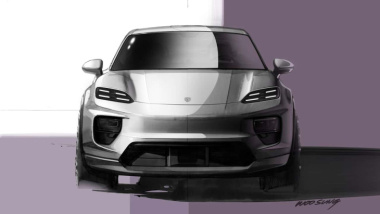 Porsche Macan: Neue Skizzen von Front und Heck