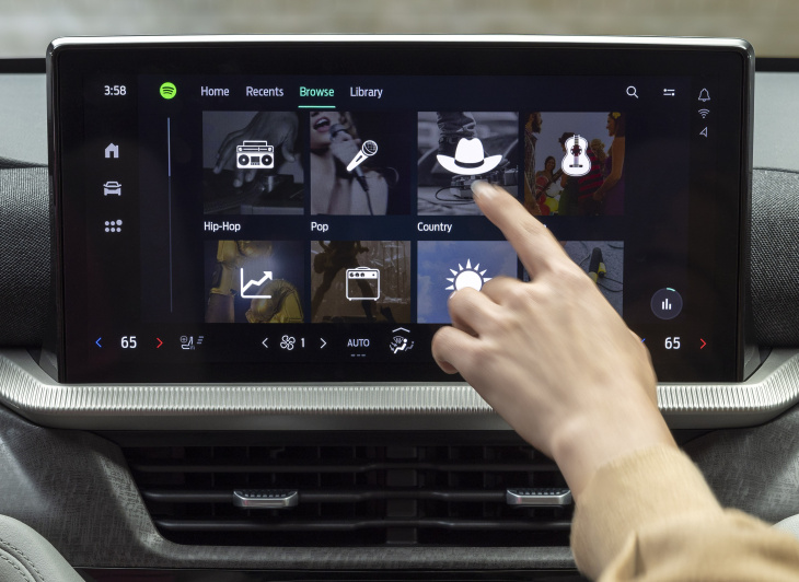 ford bringt android ins auto - auf einem riesigen 48-zoll-display