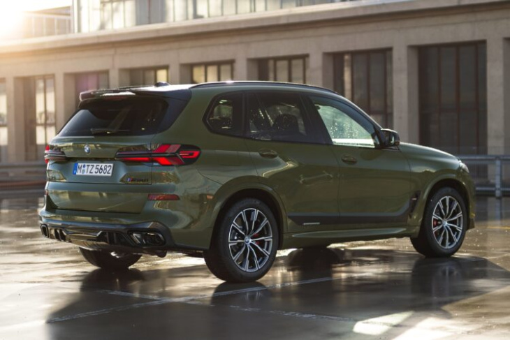 hingucker im tarn-look: bmw x5 m60i in urban green