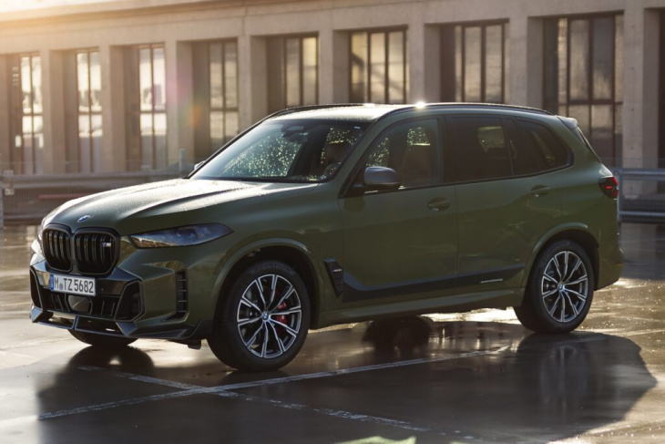 hingucker im tarn-look: bmw x5 m60i in urban green