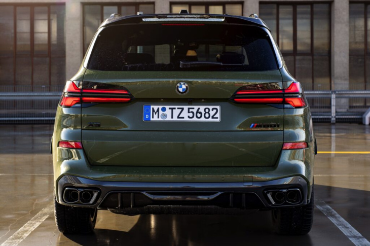 hingucker im tarn-look: bmw x5 m60i in urban green