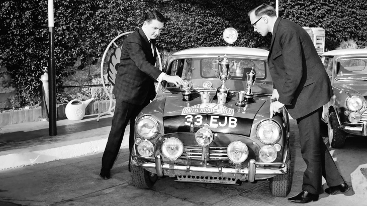 brüll-würfel: unterwegs im alten rallye-mini der 1960er
