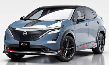 Nissan Ariya Nismo (2024): Preis/Innenraum                   Nissan zeigt den ersten Elektro-Nismo