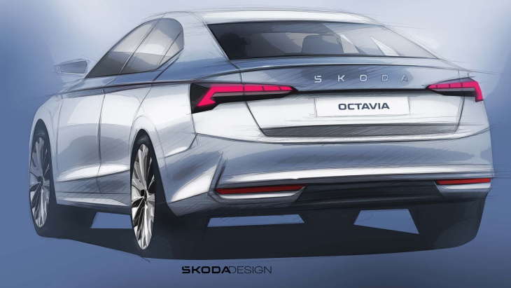 skoda octavia rs (2024): facelift zeigt sich am 14. februar