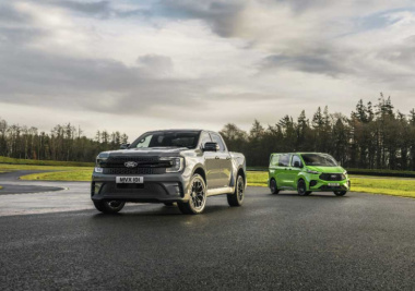 Ford Pro krönt seine Nutzfahrzeug-Baureihen Transit Custom und Ranger mit zwei außergewöhnlichen Sportmodellen
