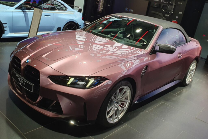 video: bmw m4 cabrio facelift mit 530 ps in velvet orchid