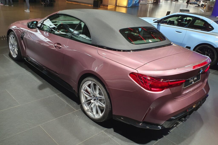 video: bmw m4 cabrio facelift mit 530 ps in velvet orchid