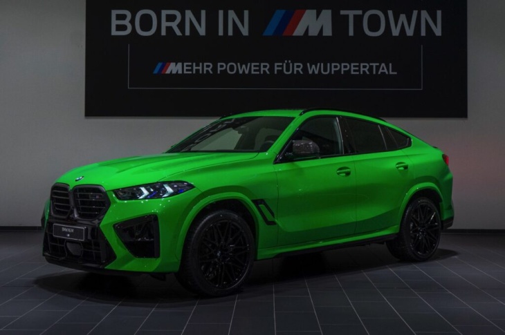 bmw x6 m facelift: provokateur mit 625 ps in signal green