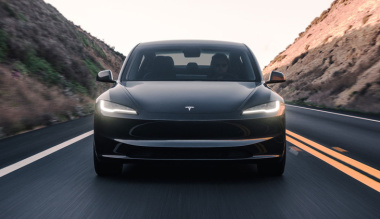 Neues Tesla Model 3: Sportversion erstmals ungetarnt abgelichtet