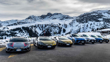 Lamborghini: der Ruf des Winters – kleine Flucht nach Courchevel
