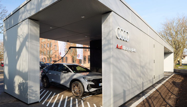 neuer „audi charging hub“ in frankfurt am main eröffnet
