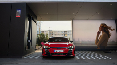 Deutschlandweit sechster Audi Charging Hub geht in Frankfurt an den Start