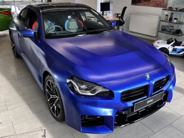 Frozen Portimao Blue: Live-Fotos zum BMW M2 G87 in Matt-Blau