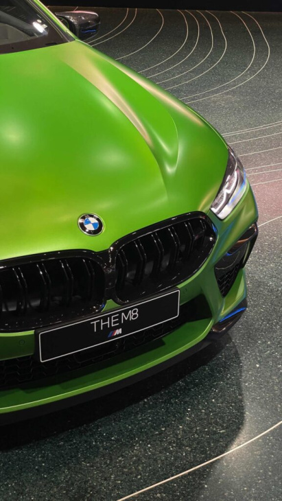 individual-highlight: bmw m8 gc in frozen tampa bay green
