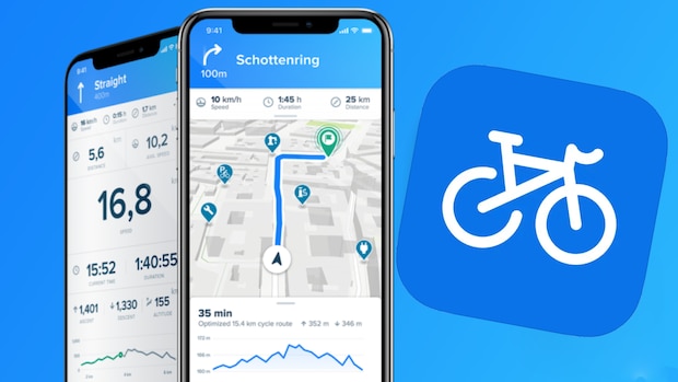 top navi-app fürs fahrrad: da kann google maps nicht mehr mithalten