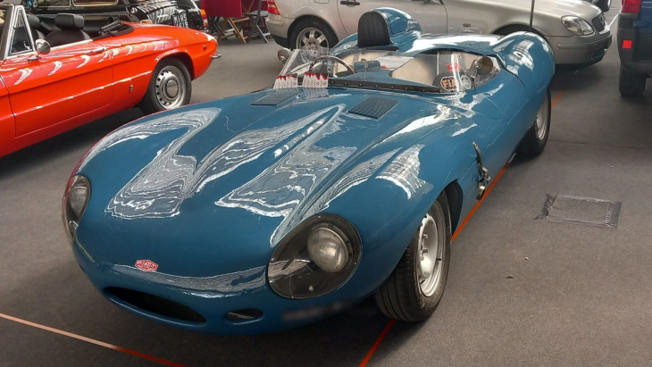 nachbau des jaguar d-type triumph herald: fotos eines erstaunlichen autos