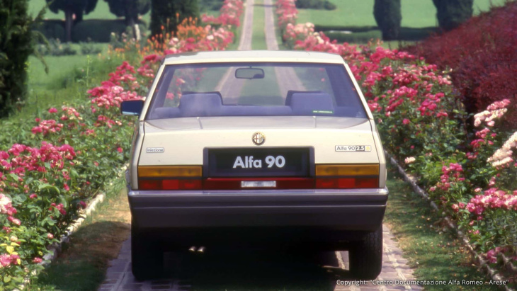 alfa romeo 90 (1984-87): kennen sie den noch?