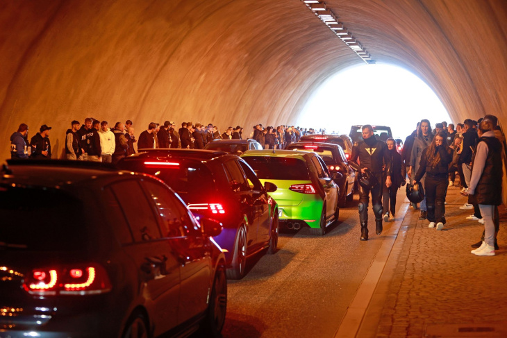 getunte autos: landkreis sperrt tunnel an rappbodetalsperre