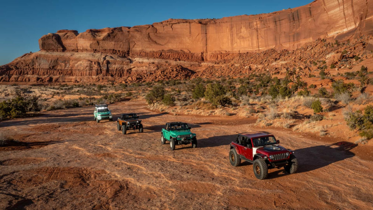 easter jeep safari: vier konzeptfahrzeuge für 2024