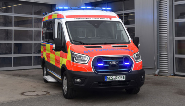 Bayerisches Rotes Kreuz testet Elektro-Transporter von Ford