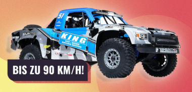 Alles andere als Kinderkram: Krasser RC-Truck ist bis zu 90 km/h schnell und bringt Offroad-Rennen direkt zu euch nach Hause