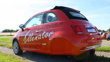 Dreiradautos: Wer den seltsamen Fiat 500 schon fahren darf