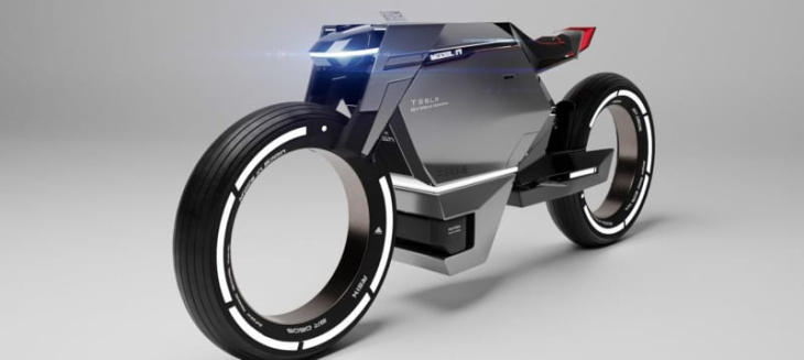 model m: tesla-motorrad als konzept ist schöner als alle e-autos von elon musk