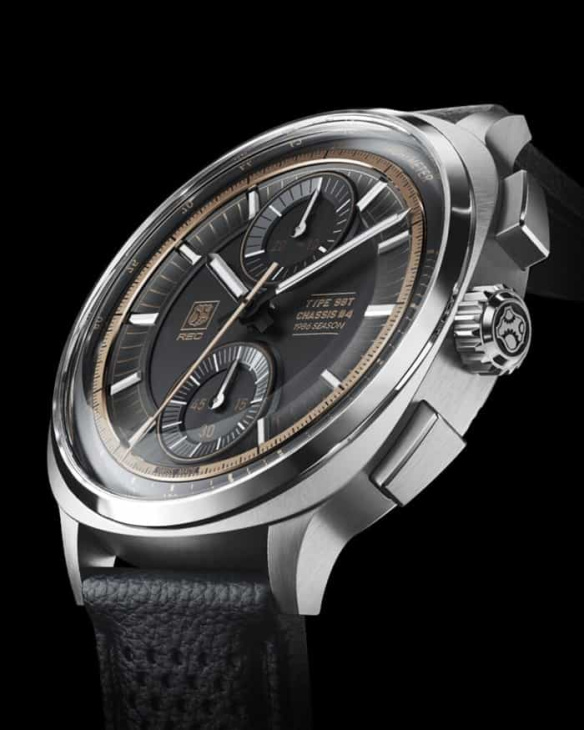rec watches bringt limitierte uhr heraus, die aluminium aus ayrton sennas formel-1-auto verwendet