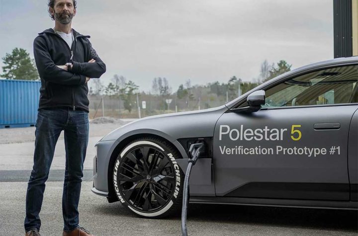polestar 5 prototyp schafft ladehub von 10 auf 80% in 10 minuten