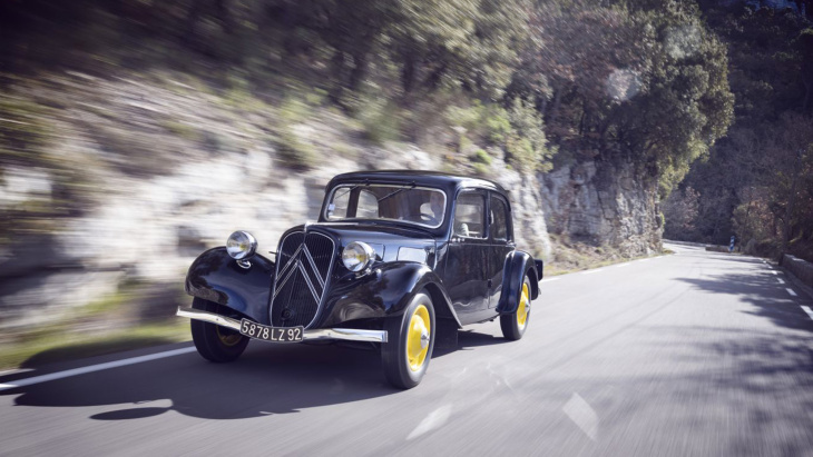citroën celebrates 90 years of the traction avant, an iconic model with 100 patents