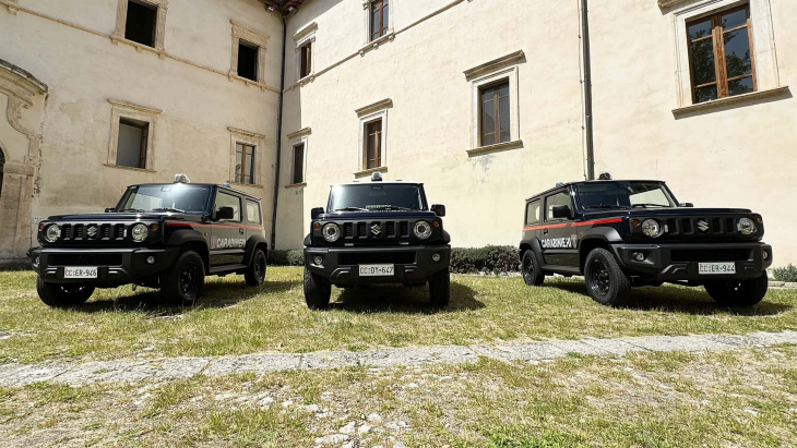 suzuki jimny wird in italien zum auto der carabinieri